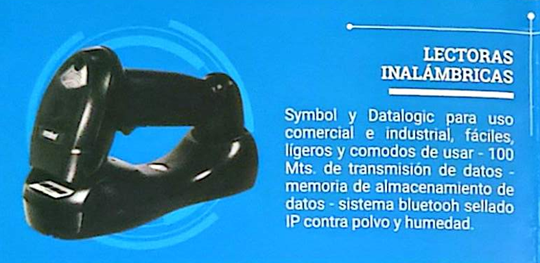 Lectoras de Código de Barras Inalámbricas