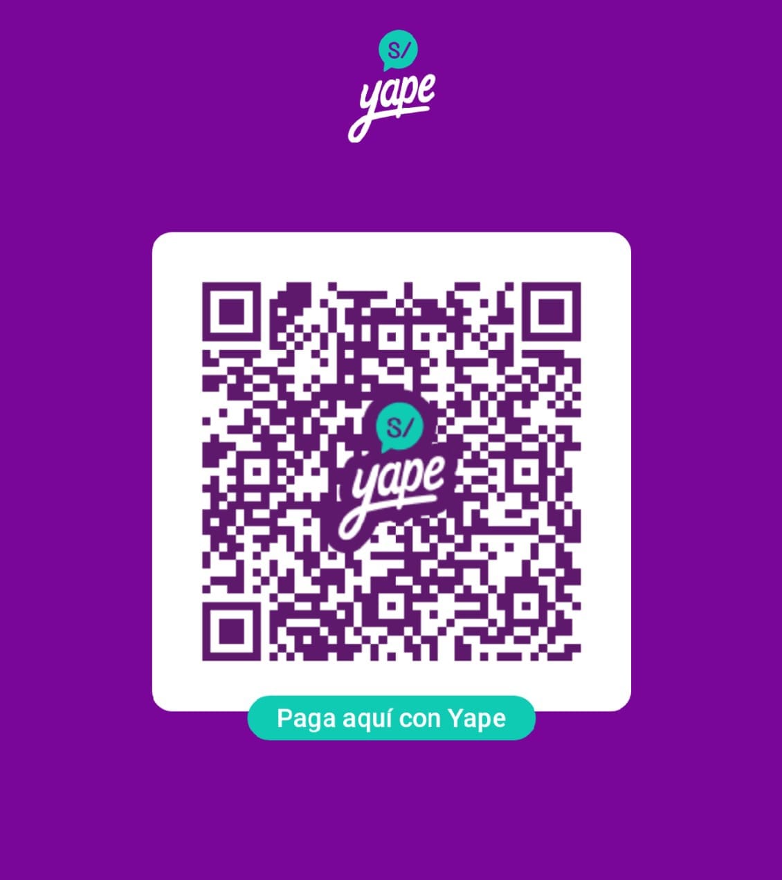Código QR Yape
