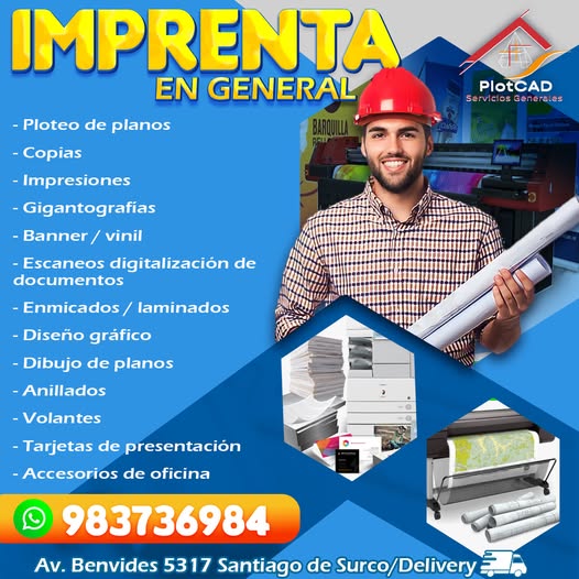 Impresión para construcción