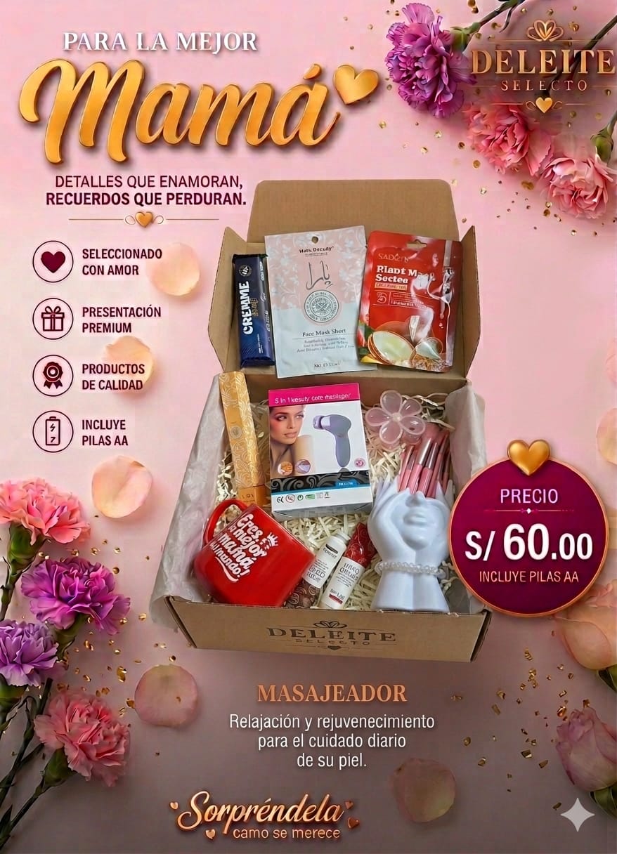 Box Masajeador - Cajas de Regalo para Mamá