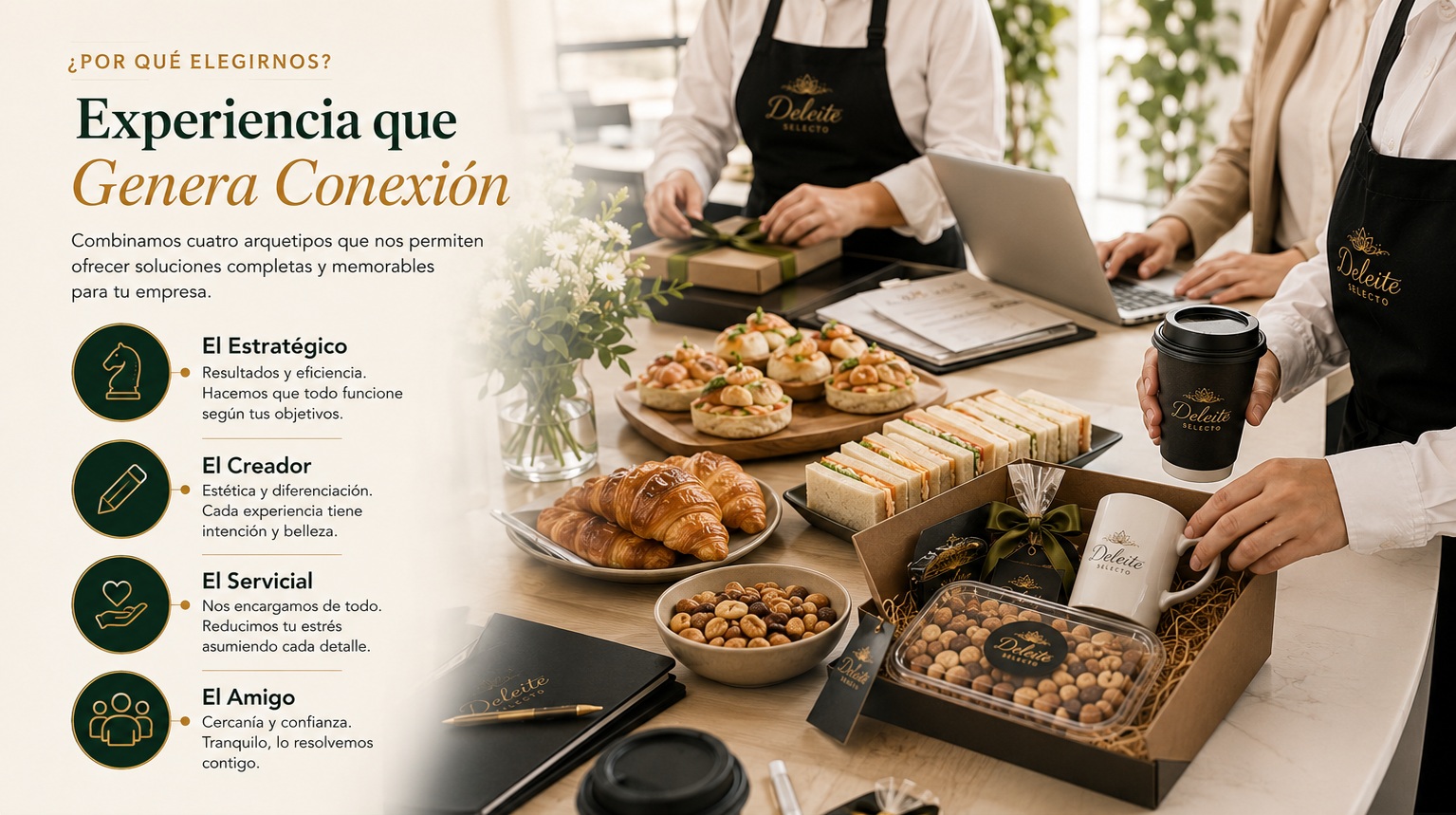 ¿Por qué elegirnos? - Experiencia premium Deleite Selecto