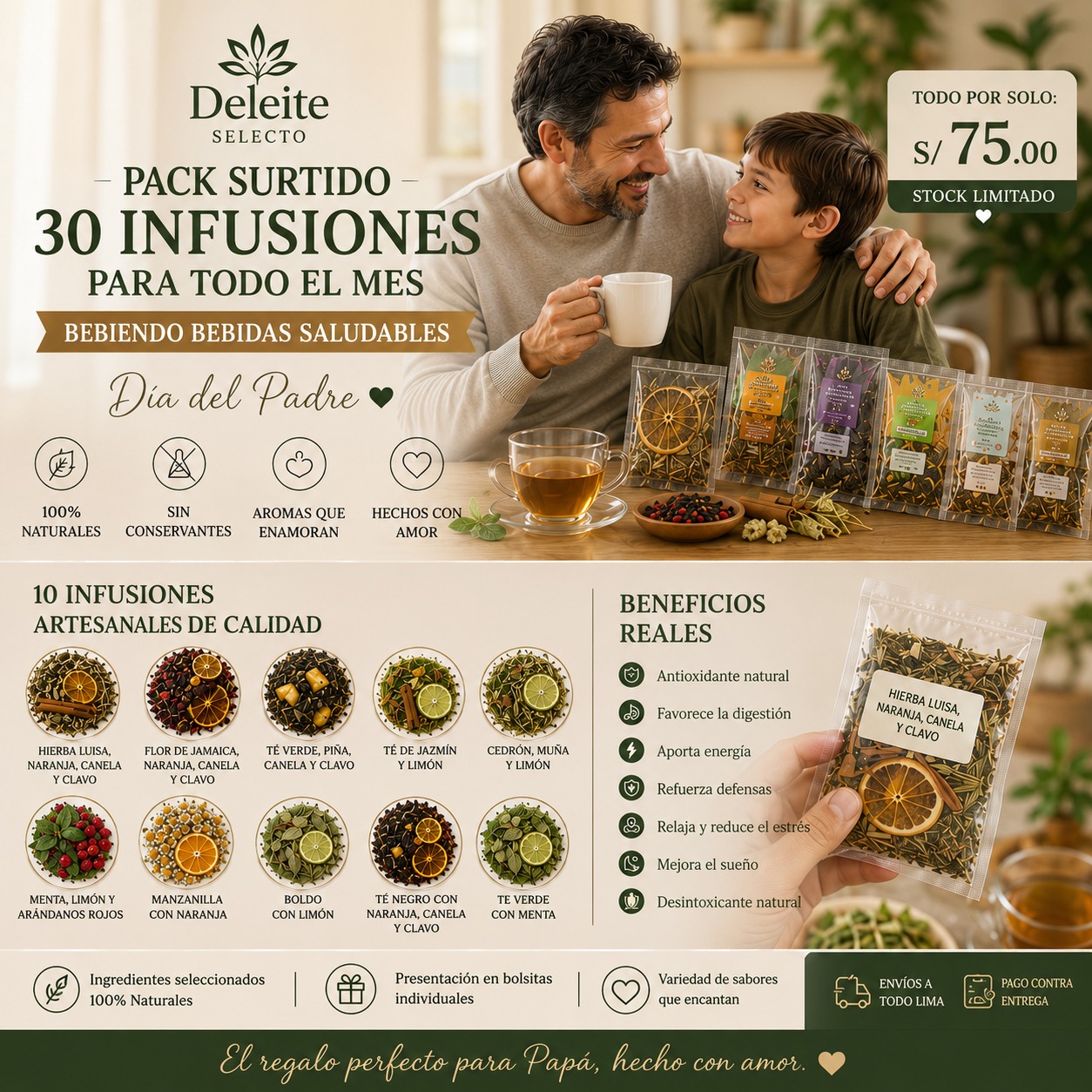 Pack Infusiones del Mes - 30 variedades