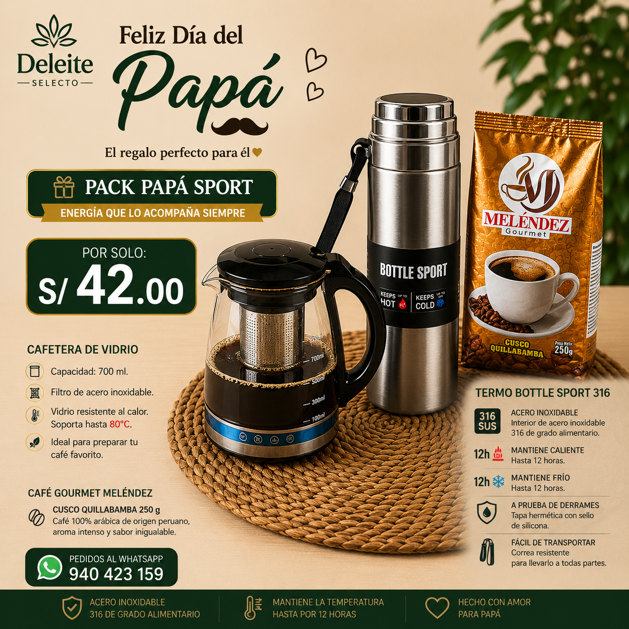Pack Papá Sport - Para papás activos