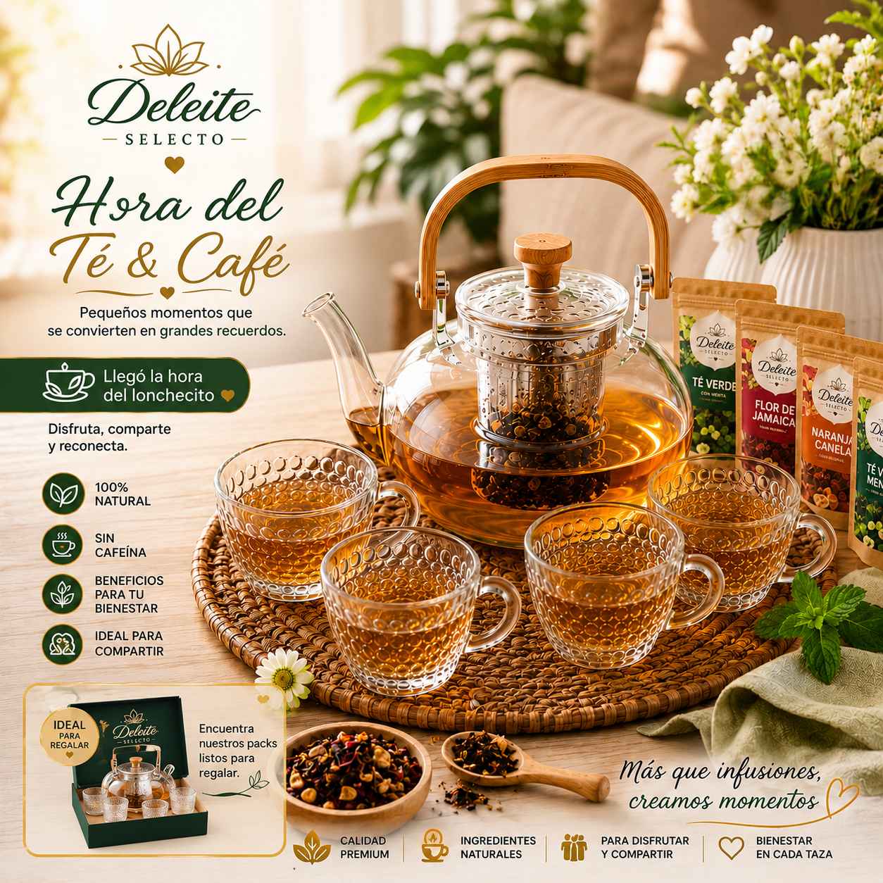 Experiencias Selectas - Infusiones, Tazas, Thermos y Packs de Regalo