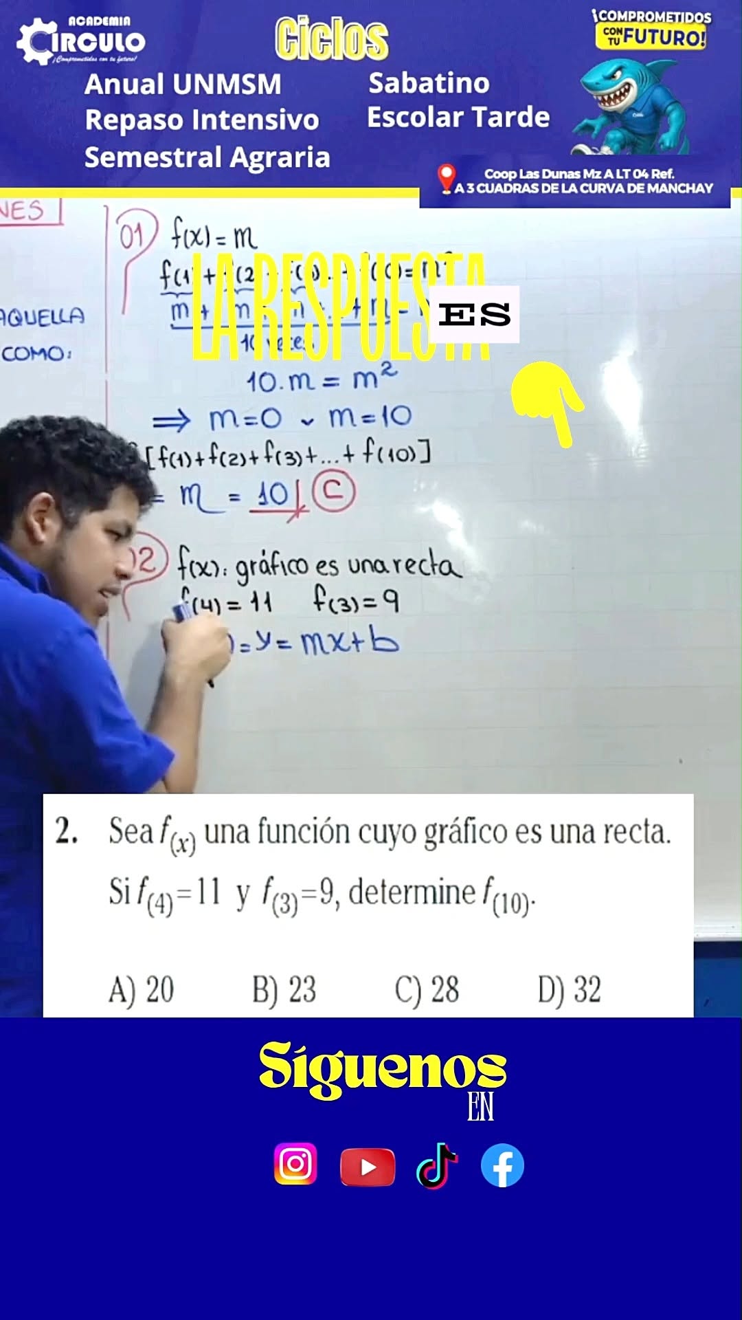 Pizarra de Matemáticas