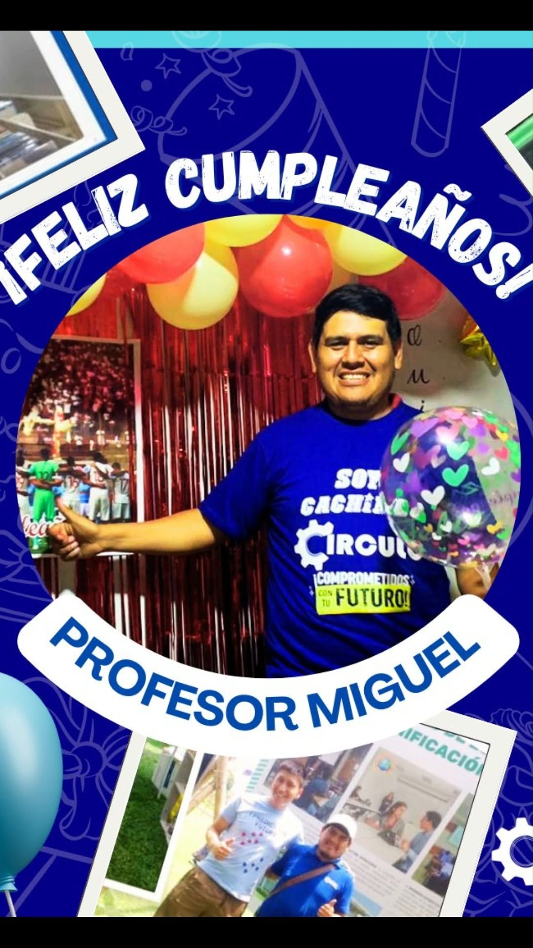 Cumpleaños Profesor Miguel