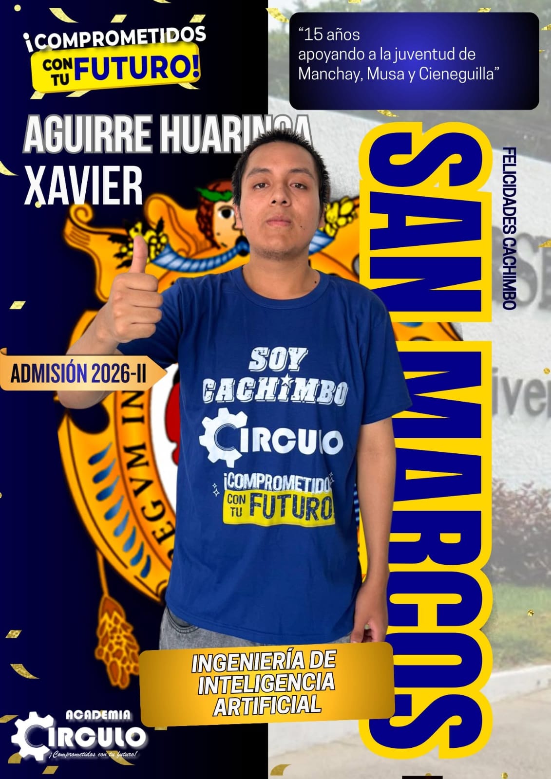 Aguirre Huaringa Xavier - Ingresante San Marcos