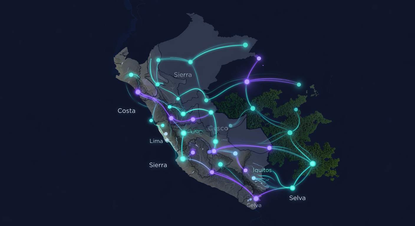Mapa de cobertura en Perú