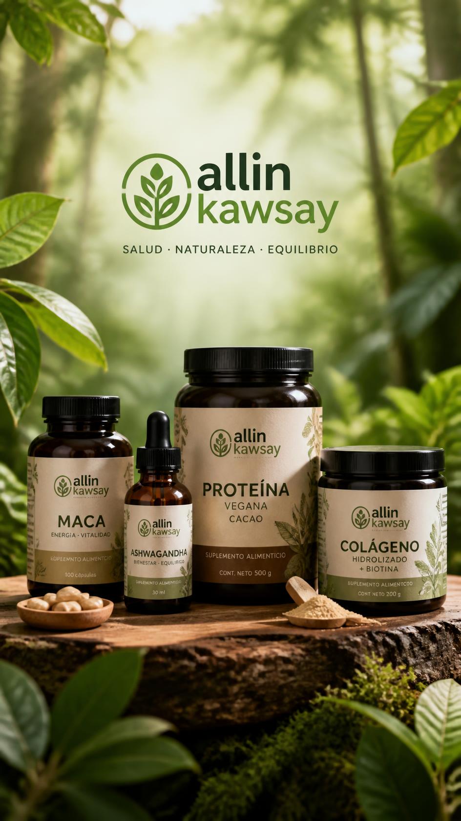 Suplementos deportivos naturales Allin Kawsay