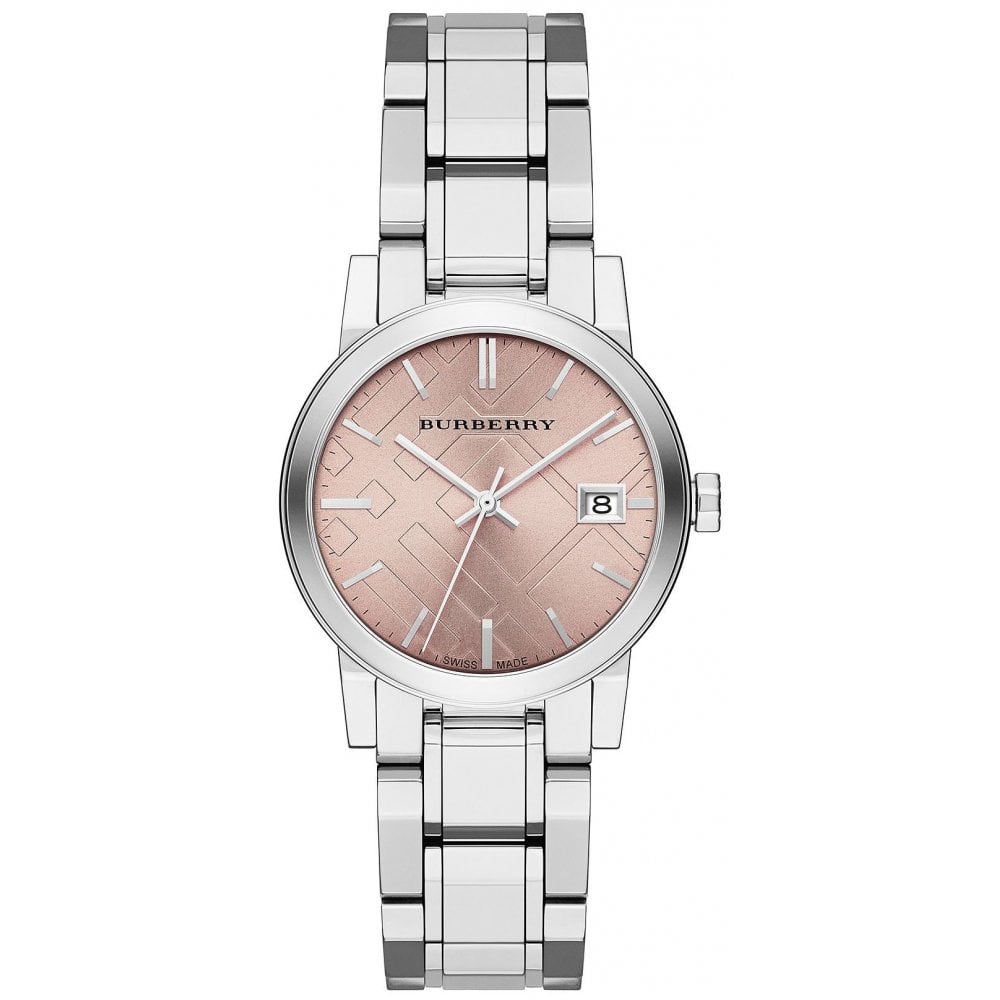 ساعة Burberry - Pink Dial