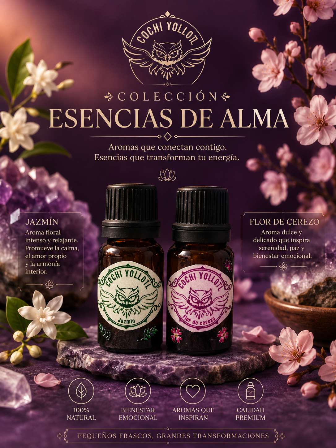 Aceite Esencial Flor de Cerezo - Roll-on
