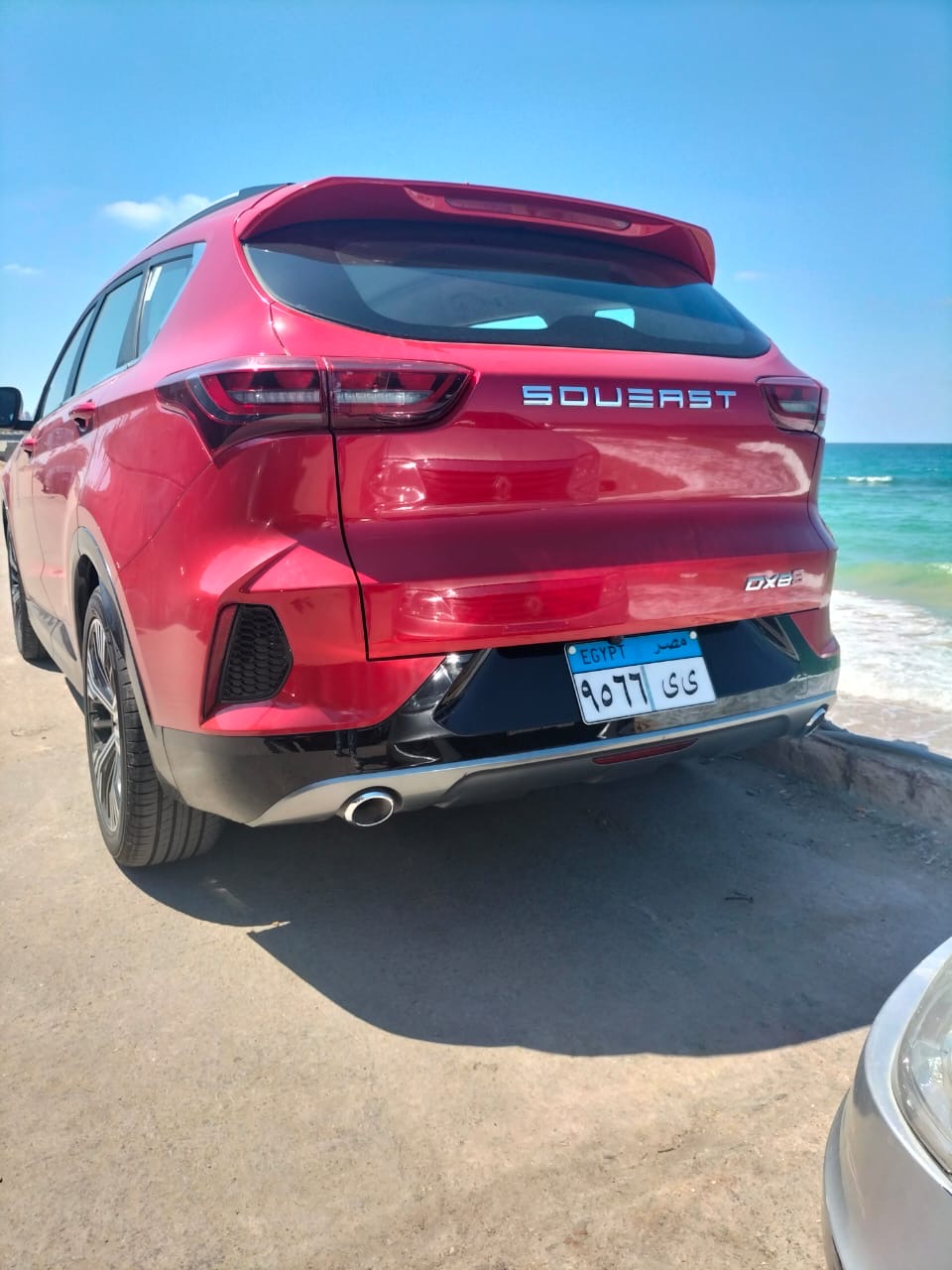 Red SUV