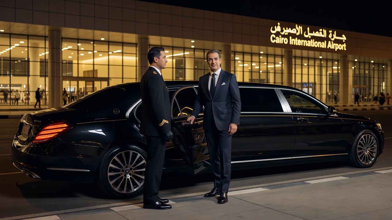 استقبال المطار بالليموزين في القاهرة 2025