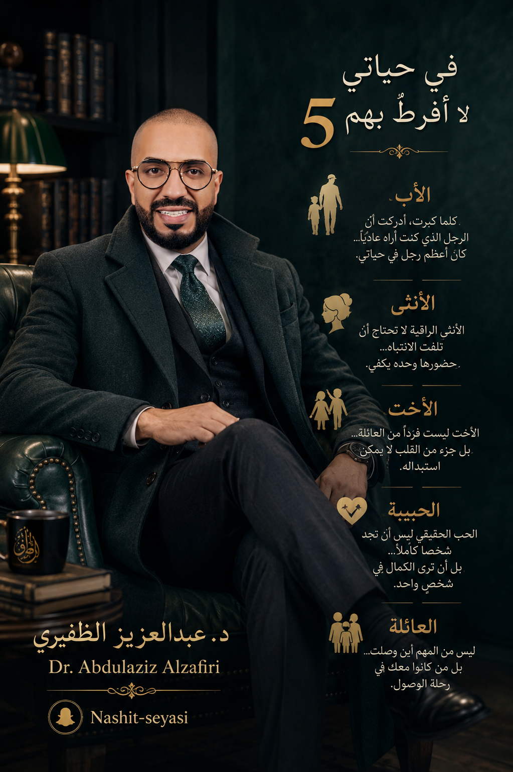 د. عبدالعزيز الظفيري - بورتريه مكتب