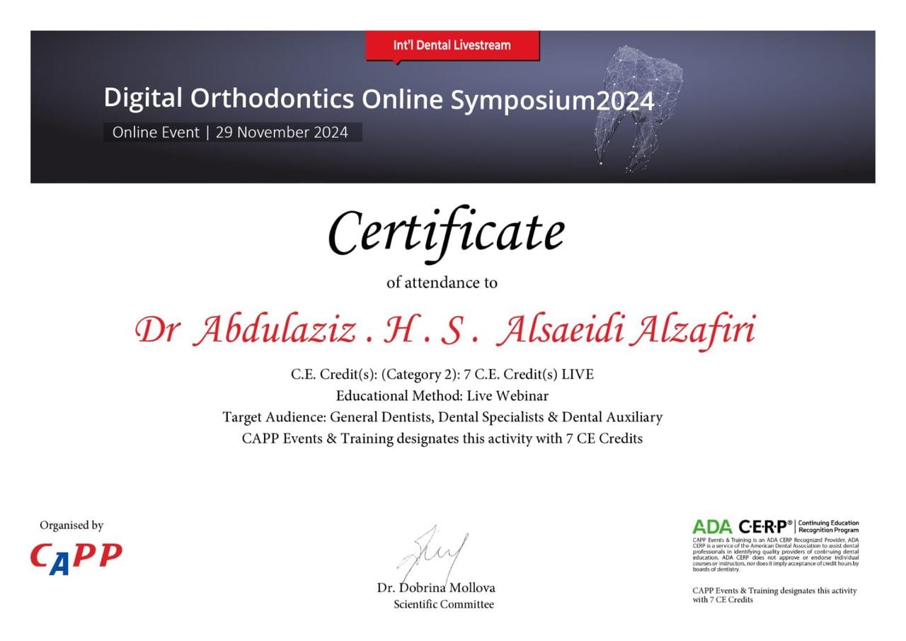 Digital Orthodontics Online Symposium 2024