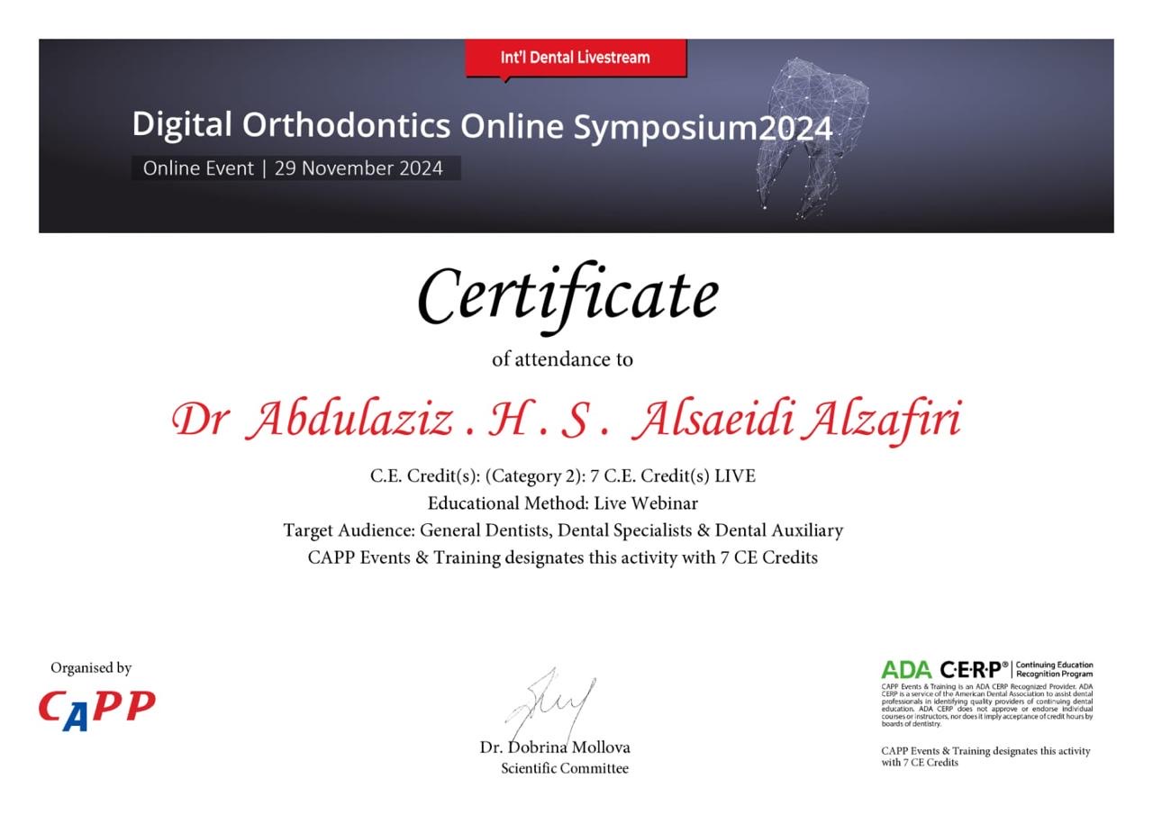 Digital Orthodontics Online Symposium 2025