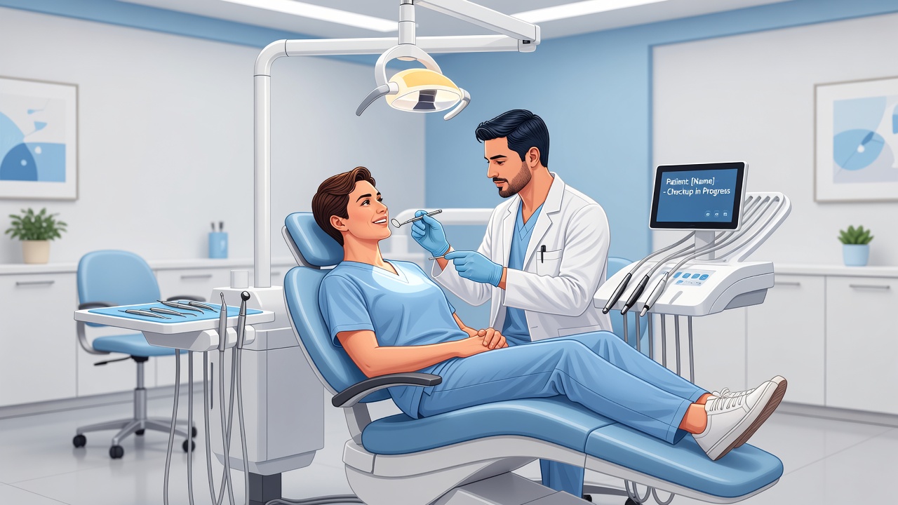 زيارات دورية لطبيب الأسنان