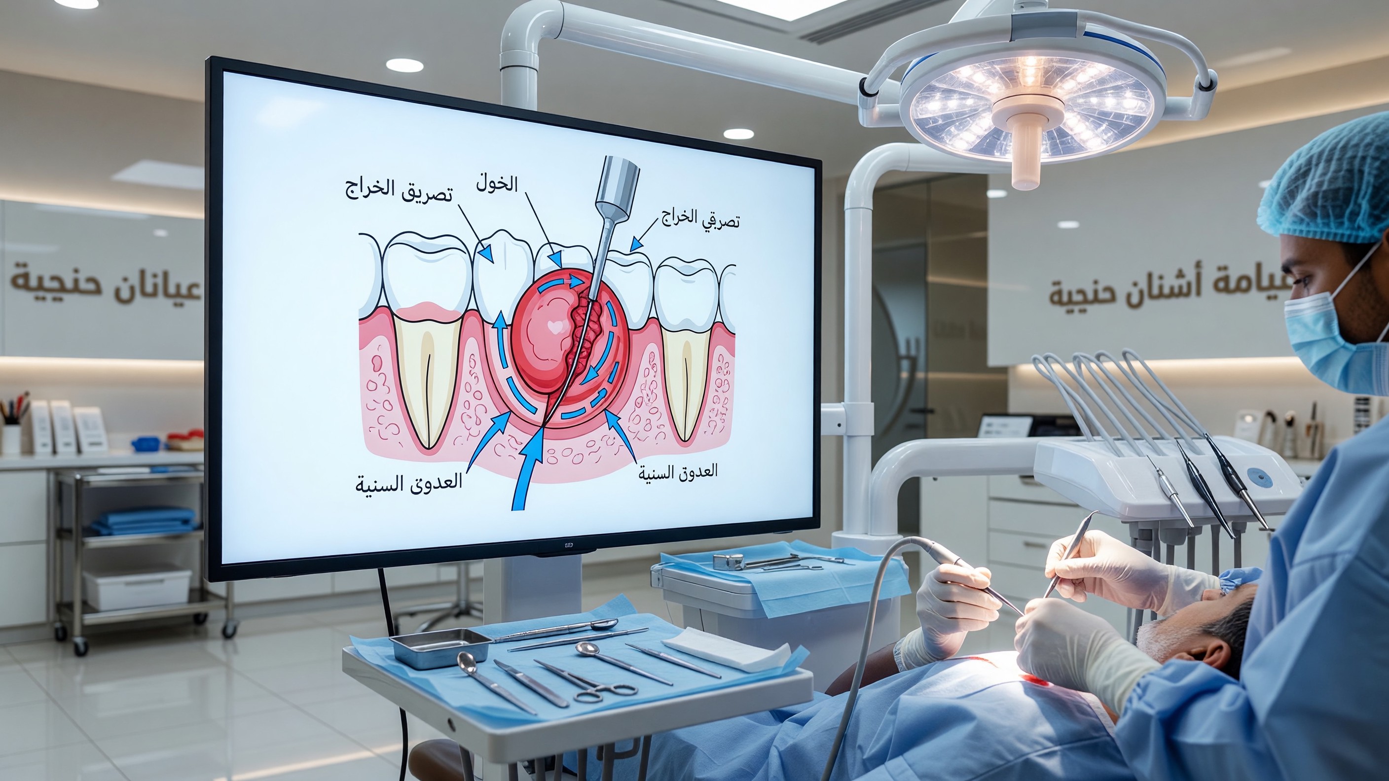 خراج الأسنان: الأعراض والأسباب وخيارات العلاج الحديثة