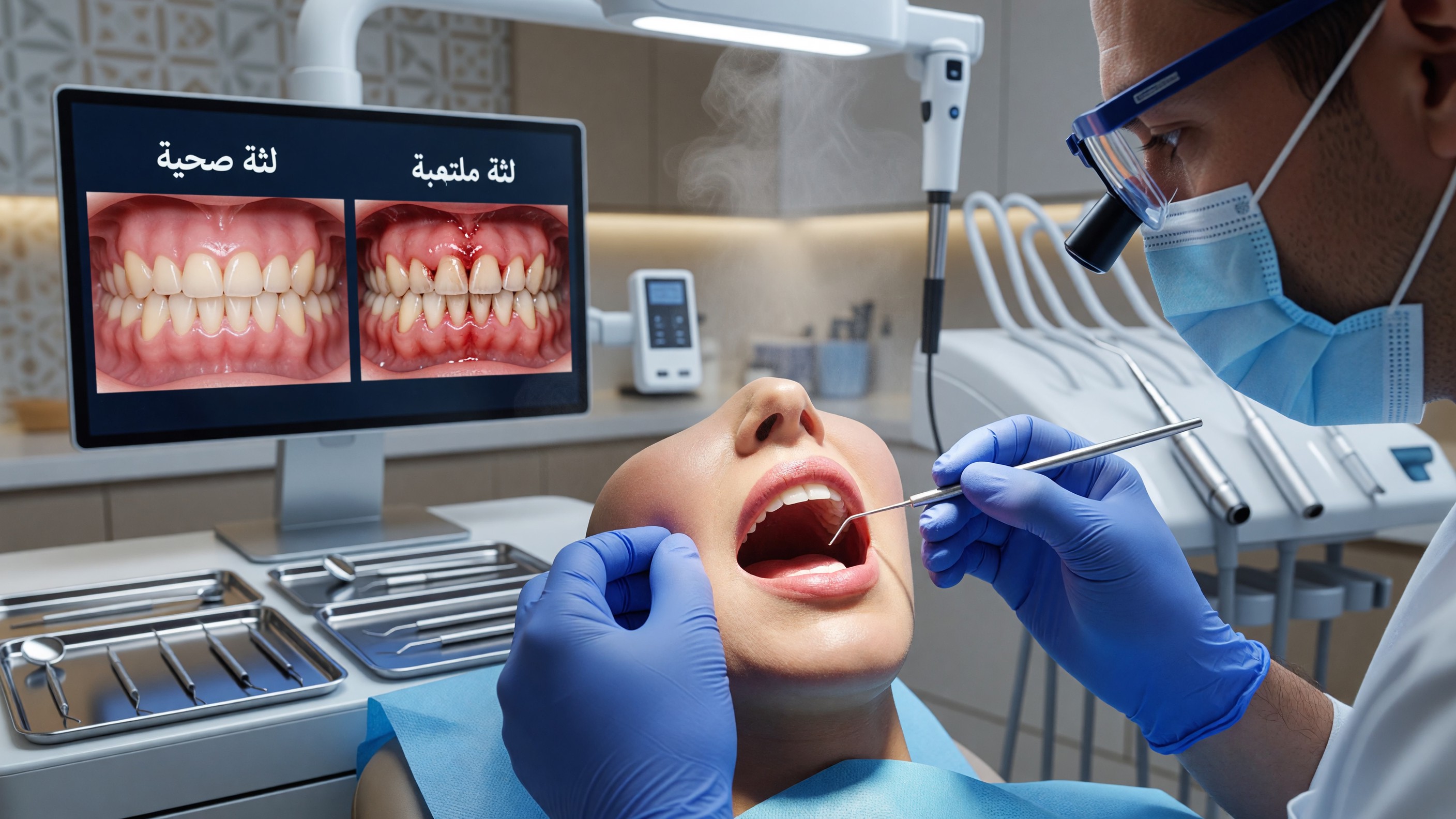 التهاب اللثة: الأعراض المبكرة وطرق العلاج والوقاية